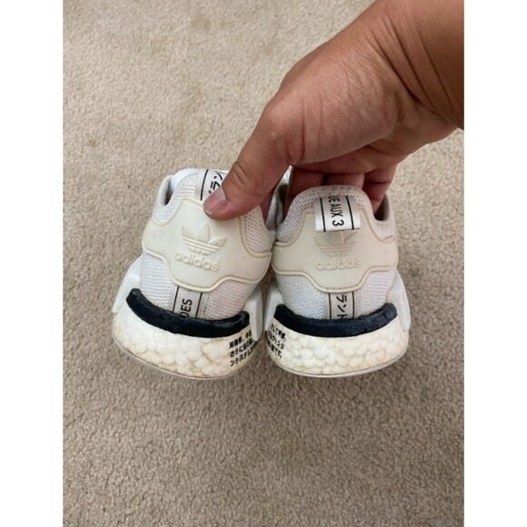 Adidas NMD_R1 'Japan Cloud White’ CG6980 Athletic Sneakers size 5.5 - Picture 4 of 7